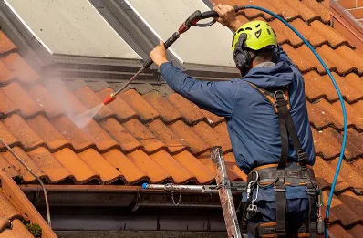 Démoussage et hydrofuge de toiture au Monteil